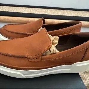 Allen Edmonds Loafer Tan BurkeVentn Rustic Calf Leather Slip-Ons Sneaker Sole Randolph Slip-on Sneaker | Men main image 4